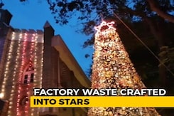 Bengaluru Christmas Tree Made Out Of Recycled Products Bengaluru Christmas Tree Made Out Of Recycled Products