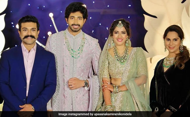 Inside Niharika Konidela And Chaitanya JV's Reception With Ram Charan And Others