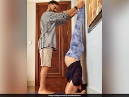 Anushka Sharma Posts Throwback "Yoga" Pic With Husband Virat Kohli Anushka Sharma Posts Throwback "Yoga" Pic With Husband Virat Kohli