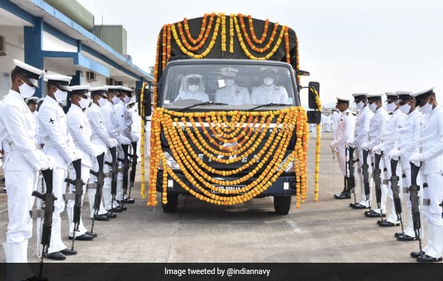Indian Navy Pays Last Respects To MiG-29K Pilot Commander Nishant Singh Who Died In Crash