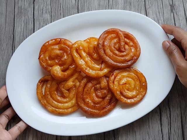 How To Make Kesari Jalebi | Easy Kesari Jalebi Recipe Video