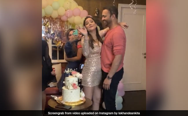 How Ankita Lokhande's Boyfriend Vicky Jain And Friends Lit Up Her Birthday Party