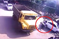 On Camera, Indore Architect Crushed By Truck Days Before Anniversary On Camera, Indore Architect Crushed By Truck Days Before Anniversary