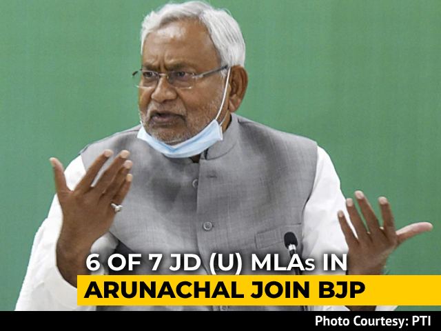 Nitish Kumar Loses 6 Arunachal MLAs To BJP In Fresh Embarrassment