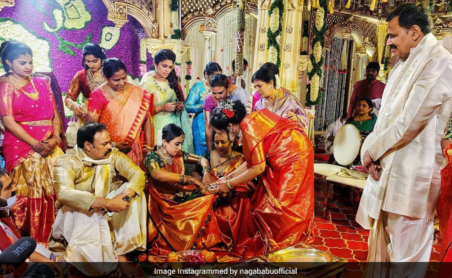 "Feels Like The First Day Of Her School," Writes Naga Babu On Daughter Niharika Konidela's Wedding Day