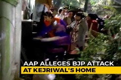AAP Alleges BJP Attack At Arvind Kejriwal's Home, Security Cameras Broken AAP Alleges BJP Attack At Arvind Kejriwal's Home, Security Cameras Broken