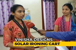 Class 9 Girl's Solar Ironing Cart Wins Climate Prize, Promises Better Air Quality Class 9 Girl's Solar Ironing Cart Wins Climate Prize, Promises Better Air Quality
