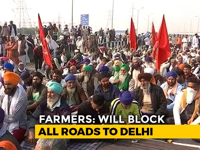 "Block All Roads To Delhi": Farmers Call For 'All-India Bandh' On Tuesday