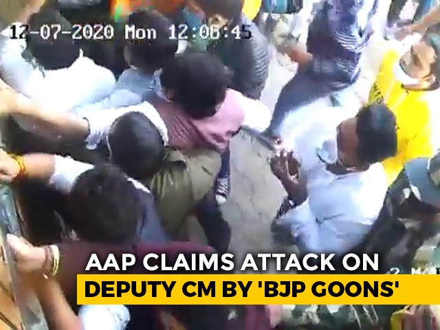AAP Says Manish Sisodia's House "Attacked By BJP Goons", Cops Helped Them