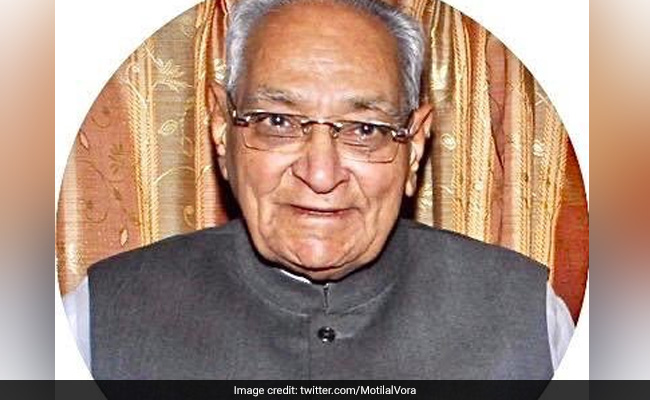 Senior Congress Leader Motilal Vora Dies At 93