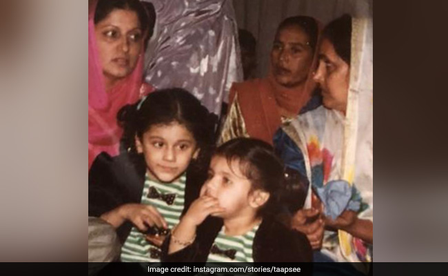 Taapsee Pannu Shares A Childhood Throwback Pic With Sister Shagun Pannu