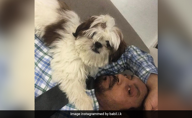 A Throwback Pic Of Irrfan Khan Chilling With A Furry Friend On <i>Blackmail</i> Set
