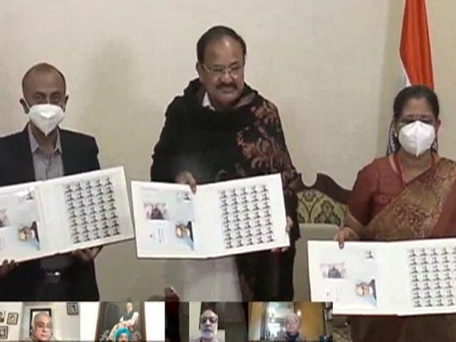 Postage Stamp Released On Former PM IK Gujral's Birth Anniversary