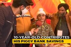 10-Year-Old Contributes His Piggy Bank Savings At Farmers' Protest 10-Year-Old Contributes His Piggy Bank Savings At Farmers' Protest