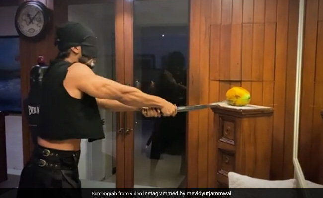 विद्युत जामवाल ने आंखों पर पट्टी बांध यूं की तलवारबाजी, वायरल हुआ Video