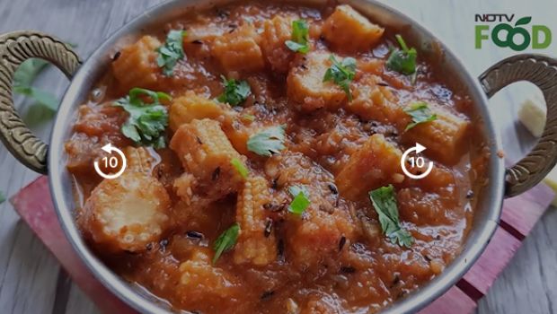 Watch: Baby Corn Masala Recipe - A Unique Indian Curry You Must Try For A Change Of Taste