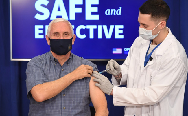 Several US Political Leaders Line Up For Early Coronavirus Vaccines