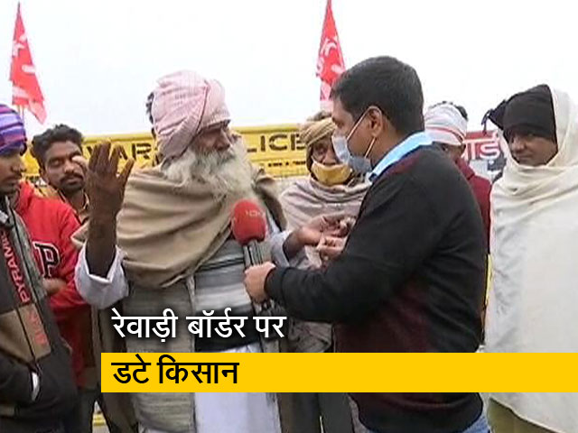 दिल्ली-जयपुर हाइवे पर किसानों का आंदोलन