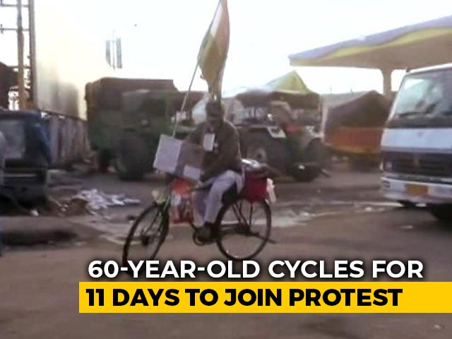 Bihar Man Cycles 1,000 Km To Join Farmers' Protest Near Delhi Border