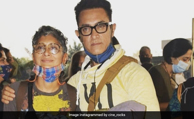 Aamir Khan And Kiran Rao Fly Out Of Mumbai With Family For A Vacation. See Pics