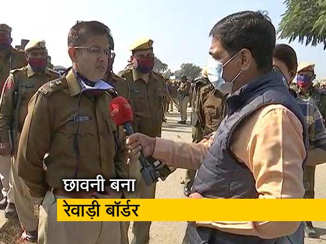 किसानों को रेवाड़ी बॉर्डर पर ही रोकेगी पुलिस