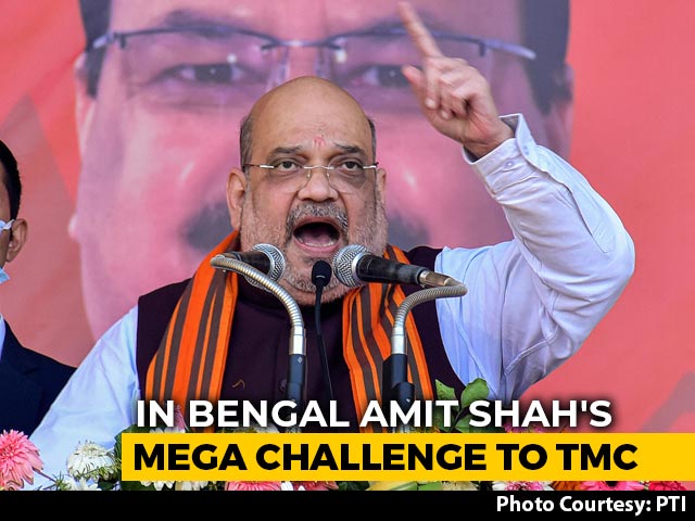 With 13 New Faces, Amit Shah Warns Trinamool Of Defection "Tsunami"