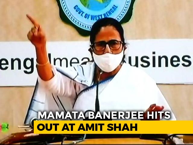 After Amit Shah Visit, Mamata Banerjee Hits Back With "Cheatingbaaz" Slur