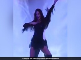 Nora Fatehi ने ब्लैक आउटफिट में किया 'दिलबर' सॉन्ग पर डांस, खूब देखा जा रहा है Video Nora Fatehi ने ब्लैक आउटफिट में किया 'दिलबर' सॉन्ग पर डांस, खूब देखा जा रहा है Video