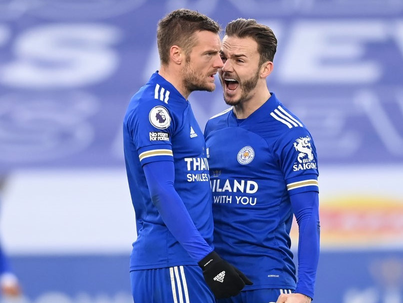 Premier League: Leicester City Strike Late To Hold Manchester United In 2-2 Draw