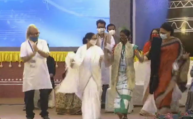Watch: Mamata Banerjee Breaks Into Dance, Then A Dig At BJP