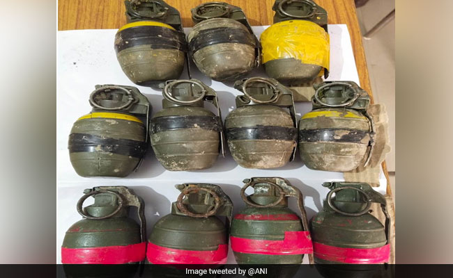 Punjab Police Recovers 11 Grenades Dropped By Drone From Pakistan