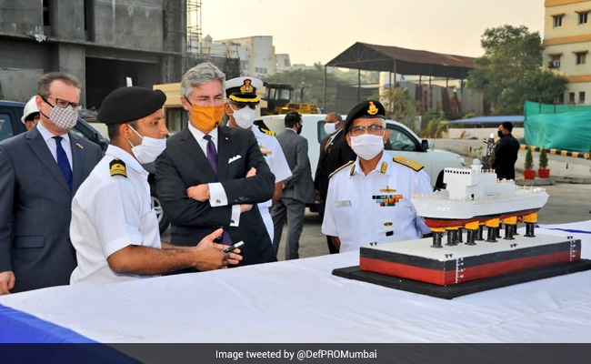 US Navy Secretary Visits Western Naval Command Headquarters