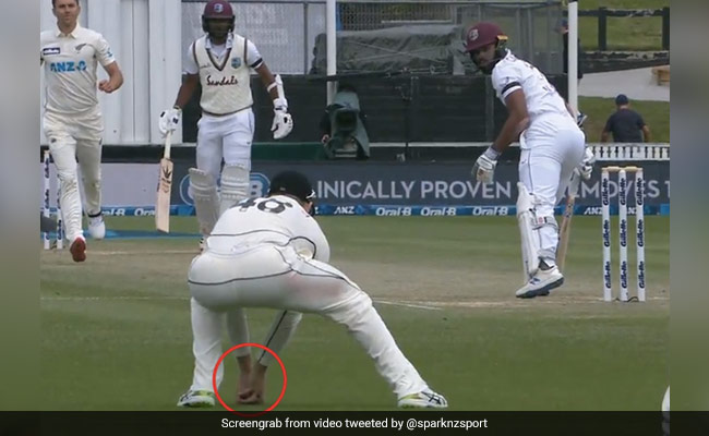 NZ Vs WI: अंपायर ने दिया आउट, तो मचा बवाल, आप ही बताएं Out है या Not-Out? - देखें Video