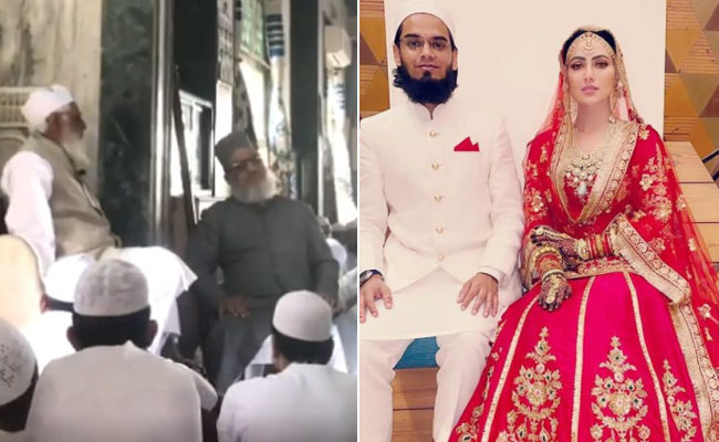 Sana Khan के पति Anas Sayied ने मस्जिद में यूं पढ़ा निकाह, इंस्टाग्राम पर शेयर किया खूबसूरत Video