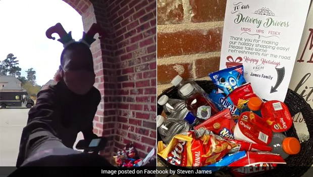 Family Leaves Snacks For Food Delivery Agent, Video Of Her Happy Dance Goes Viral