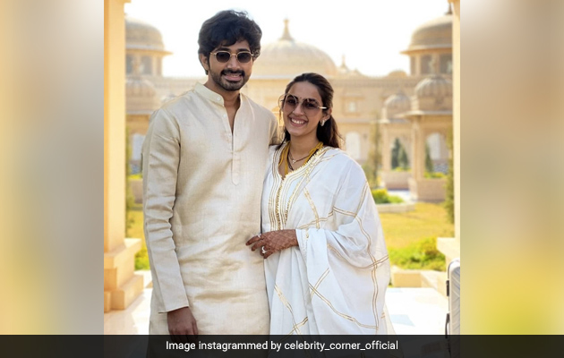 A Pic Of Newlyweds Niharika Konidela And Chaitanya JV After Grand Wedding In Udaipur