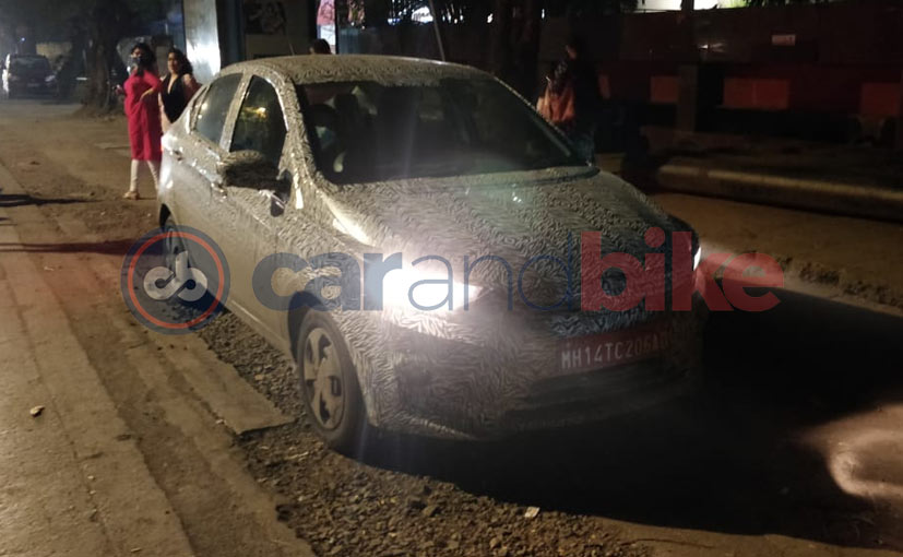 Tata Tigor EV Facelift With Camouflage Spotted Testing Again