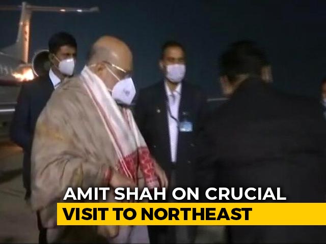 Amit Shah On Crucial Visit To Northeast Today Ahead Of Assam Polls