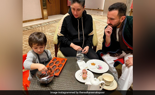 Inside Kareena Kapoor, Saif Ali Khan And Taimur's "Exclusive Culinary Session"