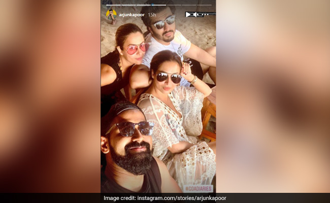 Malaika Arora And Arjun Kapoor Are Holidaying At This Beach Destination With Friends