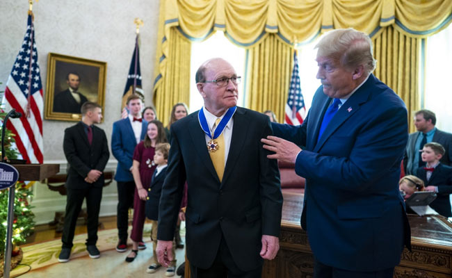 "I'm 2-0": Trump Tries To One-Up Wrestling Champ With Election Win Fantasy