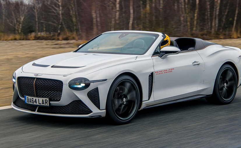 Bentley Bacalar's Track Test Begins Ahead Of Production