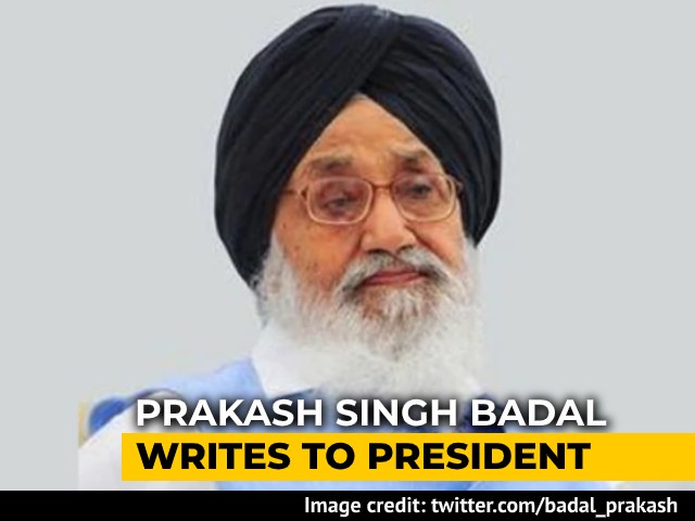 Akali's Parkash Badal Returns Padma Vibhushan Over "Betrayal Of Farmers"