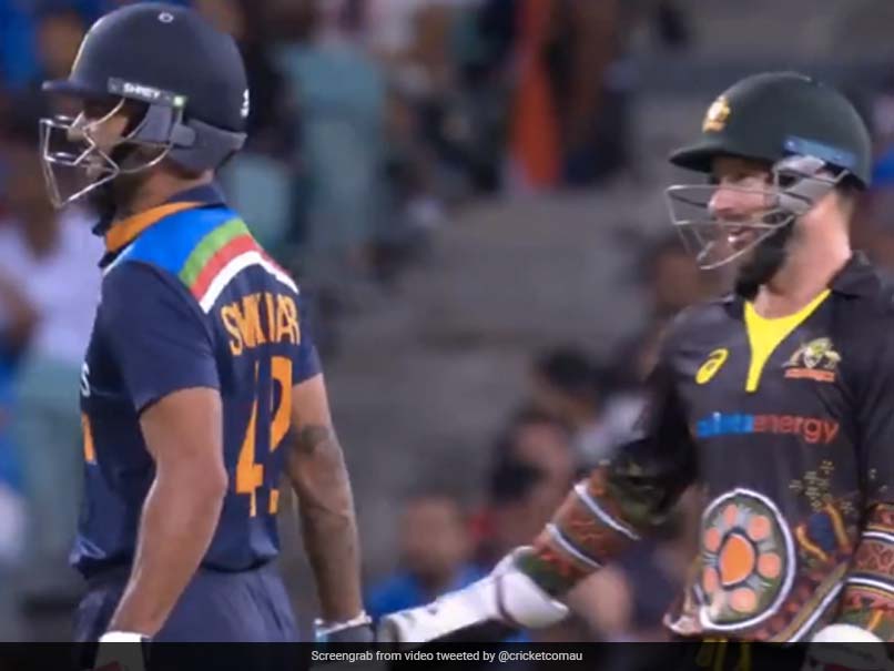 Australia vs India 2nd T20I: "Not Quick Enough Like Dhoni," Matthew Wade Tells Shikhar Dhawan After Stumping Chance. Watch