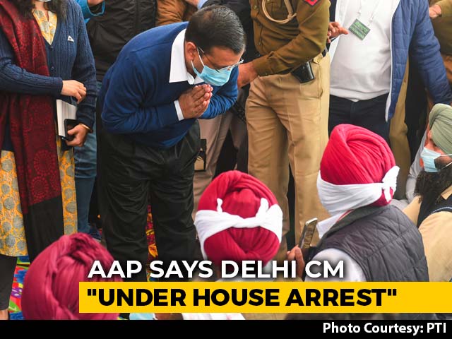 AAP Says Arvind Kejriwal "Under House Arrest", Delhi Cops Deny It