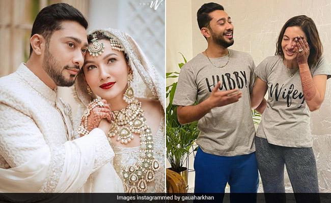 Gauahar Khan's Twinning Game With Husband Zaid Darbar Continues. A Look At Her Bridal Wardrobe