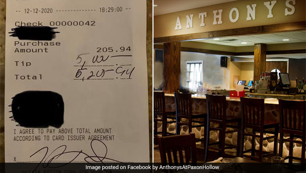 Viral: Customer Leaves USD 5,000 Tip With Order, Social Media Is In Awe