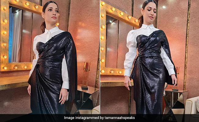 Tamannaah Bhatia  Elevates Her Sparkly Holiday Style With Boss Girl Vibes