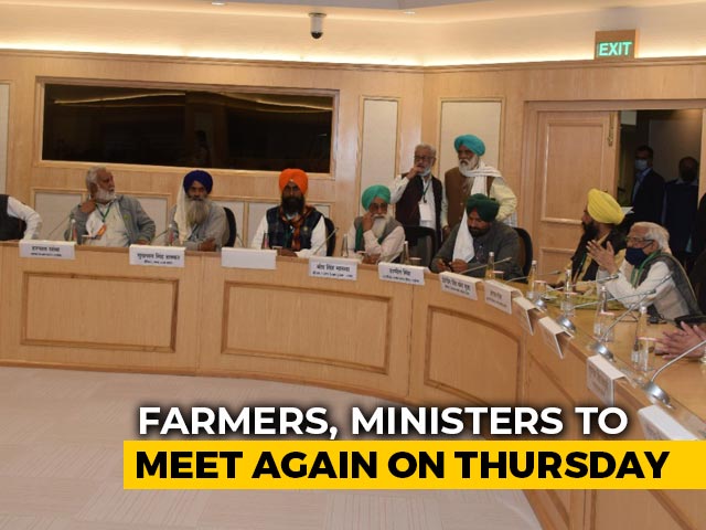 Centre's Talks With Farmers Fail, Next Meet On Thursday