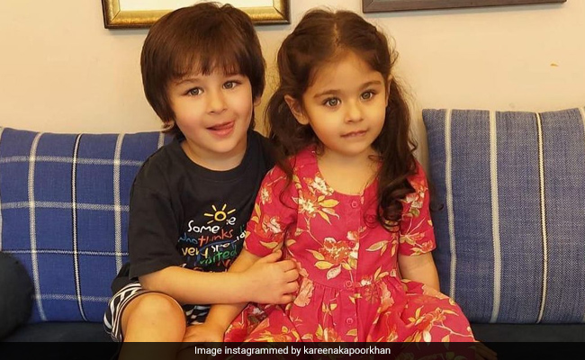 The Internet Is All Hearts For This Pic Of Taimur And Sister Inaaya